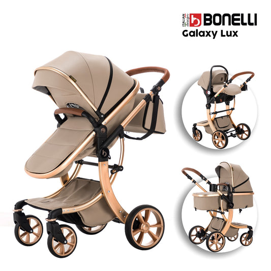 BEŽ GALAXY LUX BONELLI KOLICA 3u1