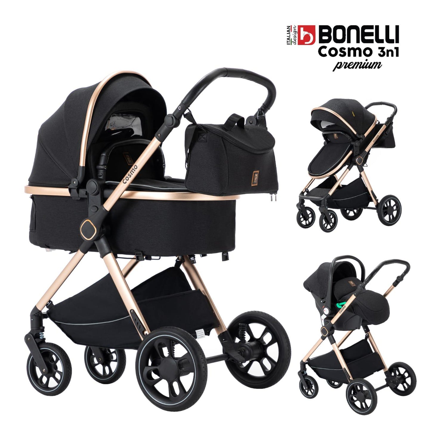 COSMO BONELLI KOLICA 3u1